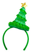 Diadem med julgran för vuxen
