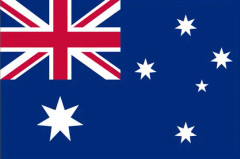 Flagga Australien