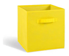 COMPO Förvaringslåda - Tyg - 27x27x28 cm - Gul