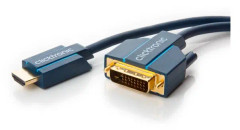 Goobay Kabel / Adapter, 3 m, HDMI Typ A (Standard), DVI-D, Manlig kontakt, Manlig kontakt, Guld