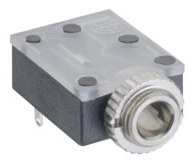 Lumberg 1503 17 Jackplugg 3,5 mm Anslutning, infälld horisontell Polantal: 3 Stereo Svart 1 st