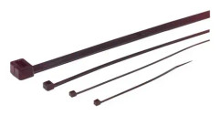 HELLERMANNTYTON Kabelbinder 2,5x205 mm, sorthalogenfri Polyamid 6.6temperaturområde -40°C till +105°C - (100 stk.)
