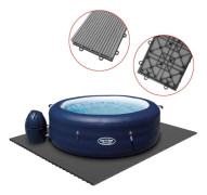 Utegolvbrädor 34 st för Intex Bestway Spa WPC 255x210 cm grå