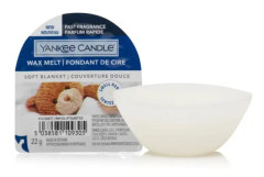 Yankee Candle Soft Blanket, Rund, Vit, Bärnsten, Cocoa, Mysk, 7 cm, 30 mm, 22 g
