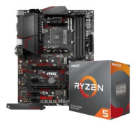 Packa moderkort MSI MPG X570 Gaming Plus + Ryzen 5 3600 Wraith Stealth-kylare