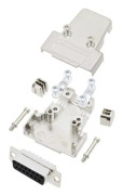 TRU COMPONENTS TCTRIM15DMSK 7709288 D-SUB-skärningssats 180° Antal poler: 15 Lödhuvud 1 st