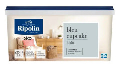 RIPOLIN All Pieces Wall Paint - Satin Cupcake Blue, 2,5L