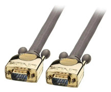 Lindy 10m, VGA - VGA, 10 m, VGA (D-Sub), VGA (D-Sub), Hanstik, Antracit