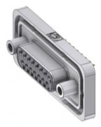 Deltron Kontakter Deltron DTSWM15SY/2M95UN D-SUB-kontakt 180° Antal poler: 15 Lödning, stift 1 st