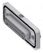 Deltron Connectors Deltron DTSWM25SZ/2M85UN D-SUB-tilslutning 180 ° Poltal: 25 Loddekop 1 stk