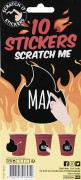 Scratch It Stickers Fire