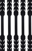 Silikonband för ansiktsmask 5-pack - Svart