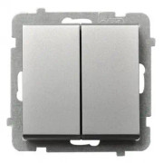 Ospel LP-10R/m/38, Silver, IP20, 250 V, 16 A, 71 mm, 42 mm