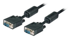 EFB Elektronik K5326SW.25, 25 m, VGA (D-Sub), VGA (D-Sub), Hankoppling, Hankoppling, Svart