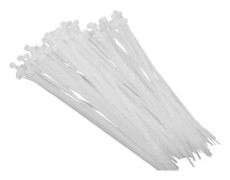 Staples Organizer Cable tie standard 200x2.5mm white 25/p