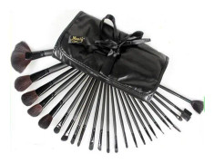 Makeup brush set 24st olika make up penslar i fin mjuk väska