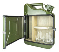 Minibar, Vintage Bensindunk - Grön