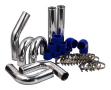 Universal 3 Inches tre 76mm Intercooler Rör Rör Kit luftintag DIY AMI