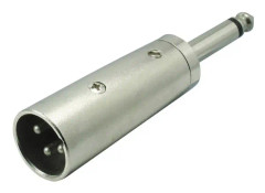 Kash KASH XLR-adapter XLR-kontakt - Jack 6,3 mm Mono Poltal:3 1 st