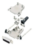 Amphenol Amphenol L17DTZF25-LJS-RG+L77SDB25S D-SUB-skärningssats 180° Antal poler: 25 Lödhuvud 1 st