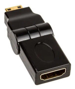 InLine 17690M, HDMI A female, miniHDMI, Svart