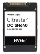 WD Ultrastar DC SN640 WUS4BB076D7P3E4 - Solid state drive - krypterat - 7680 GB - inbyggd - 2.5" - U.2 PCIe 3.1 x4 (NVMe) - 256 
