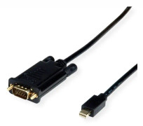 Value 11.99.5806, 1,5 m, Mini DisplayPort, VGA (D-Sub), Hankoppling, Hankoppling, Rak