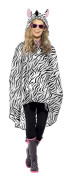 Festlig poncho Zebra