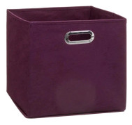 Förvaringslåda - 31 x 31 cm - Aubergine