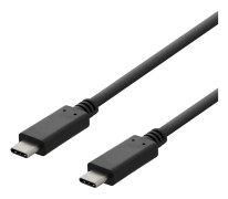Deltaco USB-C till USB-C 3A Kabel 3m - Svart