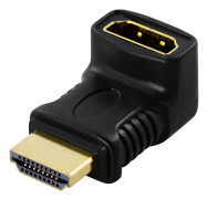  Adapter HDMI ho till HDMI ha Svart Vinklad
