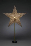 Konstsmide 1760-770 Poinsettia Star Glödlampa med strömbrytare