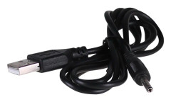 Akyga AK-DC-03 - USB-/strömkabel - USB (hane) till DC-jack 3,5 x 1,35 mm (hane) - 80 cm - svart