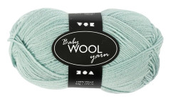 Babygarn Extra Mjukt - L: 172 m - Grön - NM 14/4 - 50 g