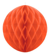 Hängande pappersdekoration orange 20 cm