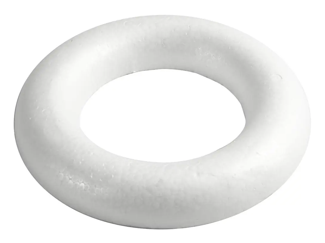 Frigolit Figur Ring Platt baksida - 25 cm