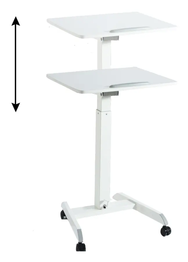 Litet Höjbart / sänkbart datorbord/ laptopbord på hjul