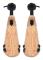 Skoblock 2 par stl. 36-40 massiv furu