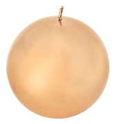 Artman ARTMAN * candle MIRROR WINTER BALL 8 CM ROSE GOLD