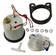 52mm 2 Turbo Boost Gauge Meter Mount Kit 0 ~ 20 psi / 0 ~ 30in.Hg Blå LED