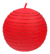 ARTMAN Andalo red decorative candle - a small ball 1pc
