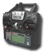 Sändare + mottagare FlySky FS-i6x + A6B