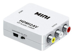 HDMI Till Composite RCA CVBS AV Converter Adapter