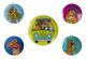 Scooby-Doo, 5x Pins - Mystery Machine Team