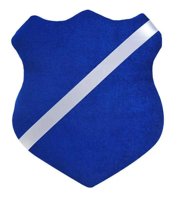 Märkessköld blå/vit