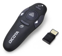  D30933 - Dicota PinPoint - Presentationsfjärrkontroll - RF - svart