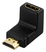 DELOCK HDMI-adapter, 19-pin hane till hona, vinklad