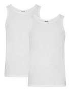 2-pack tank-top - GOTS cotton - white