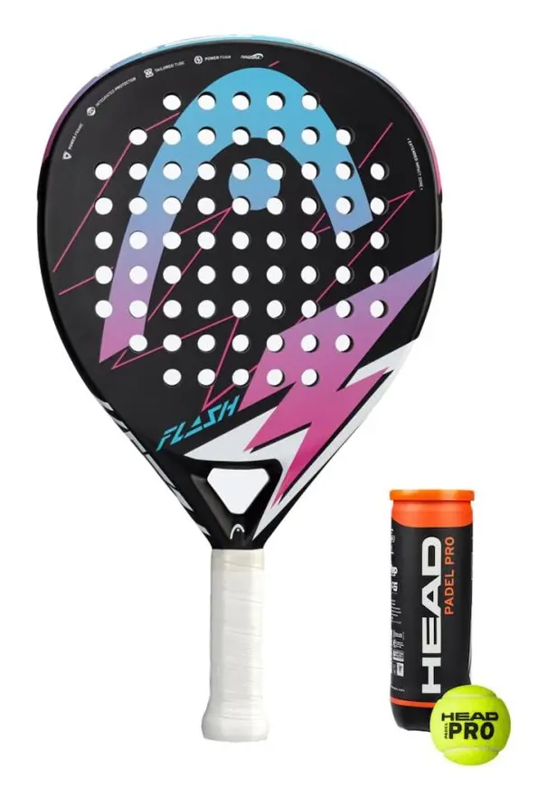 Head Flash Pink W + Padel Pro 3B