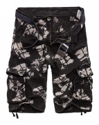 Sommar- bomullslast, militär kamouflage, joggershorts